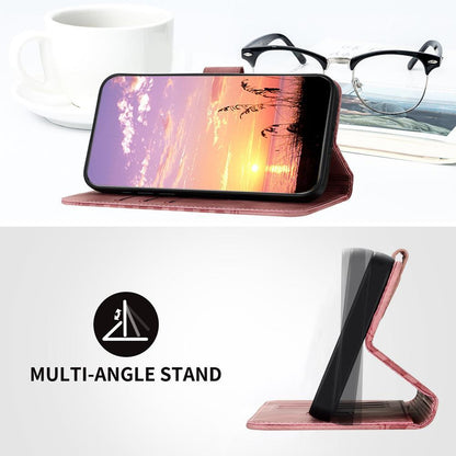 For Redmi K90 Pro Max / Poco F8 Ultra Elephant Head Embossed Phone Leather Case with Lanyard(Pink)