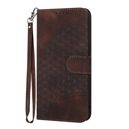 For Redmi K90 Pro Max / Poco F8 Ultra Elephant Head Embossed Phone Leather Case with Lanyard(Coffee)