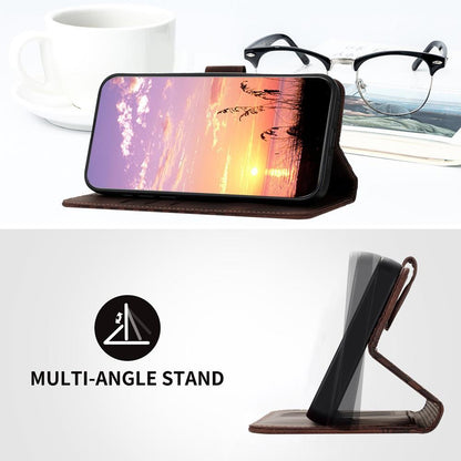 For Redmi K90 Pro Max / Poco F8 Ultra Elephant Head Embossed Phone Leather Case with Lanyard(Coffee)