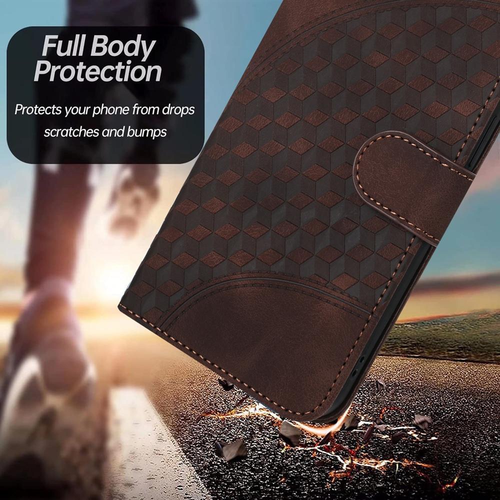 For Redmi K90 Pro Max / Poco F8 Ultra Elephant Head Embossed Phone Leather Case with Lanyard(Coffee)