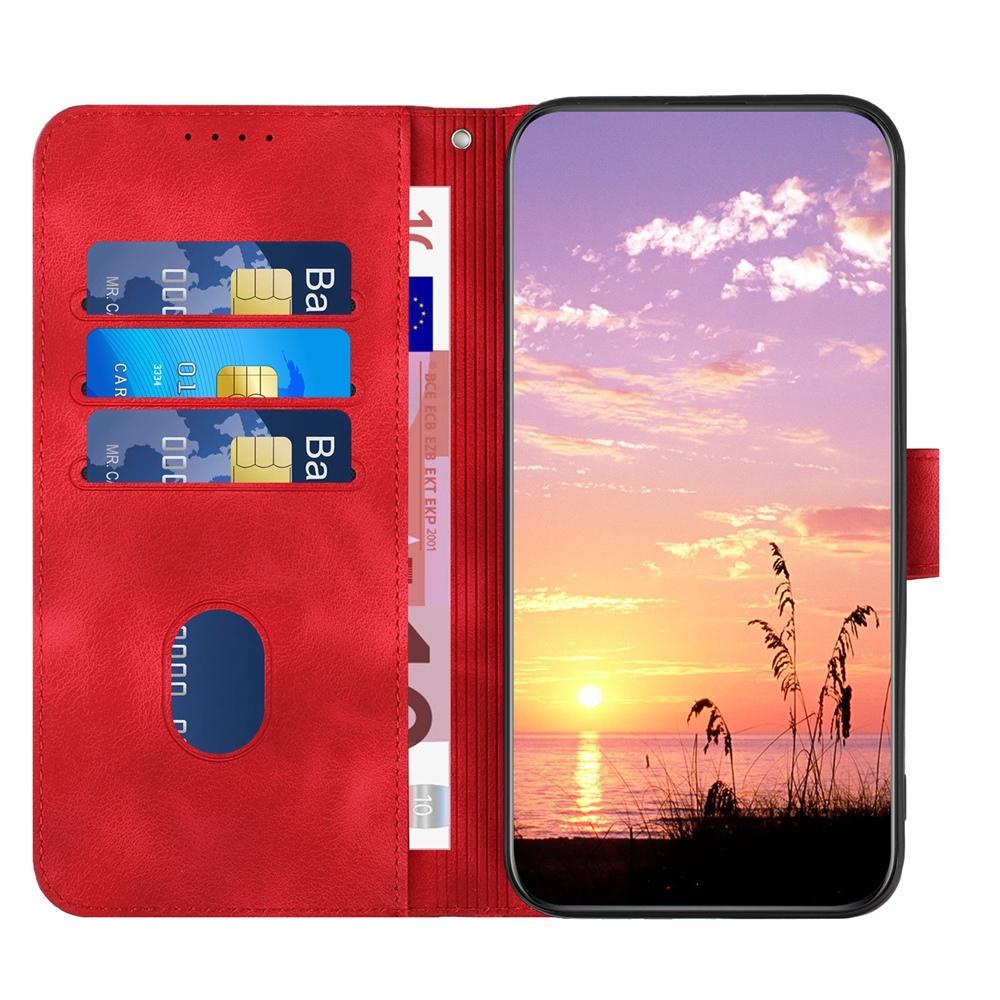 For Redmi K90 Pro Max / Poco F8 Ultra Elephant Head Embossed Phone Leather Case with Lanyard(Red)