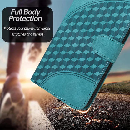 For Redmi K90 Pro Max / Poco F8 Ultra Elephant Head Embossed Phone Leather Case with Lanyard(Light Blue)