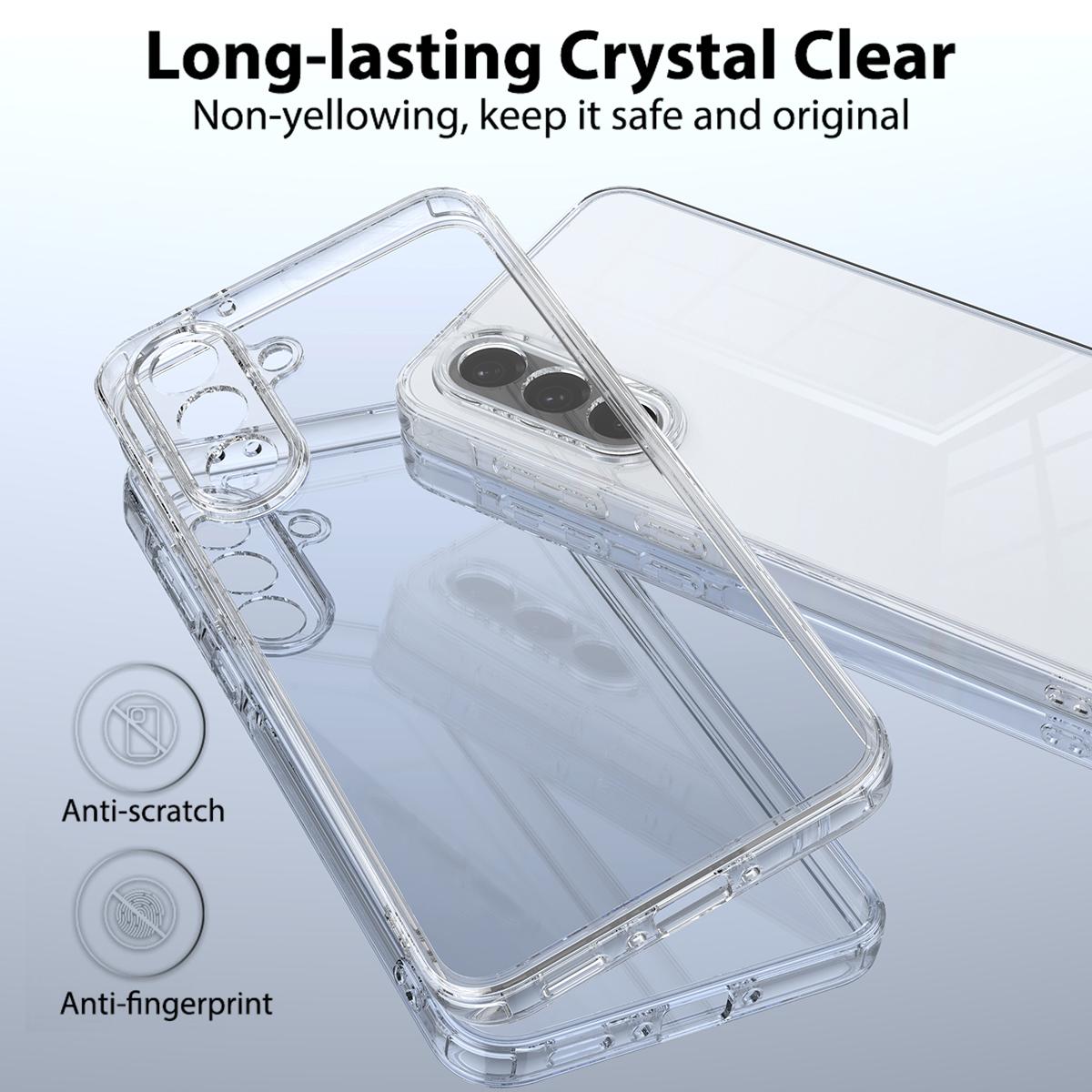 For Galaxy S26 FE 5G Scratchproof Acrylic TPU Phone Case - Transparent - EDA006801111A