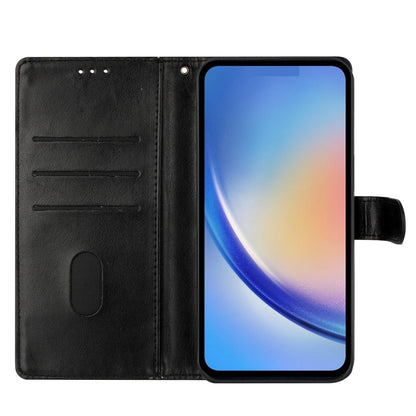 For iPhone 18 Pro Butterflies and Flowers Leather Phone Case - Black - EDA006802930B