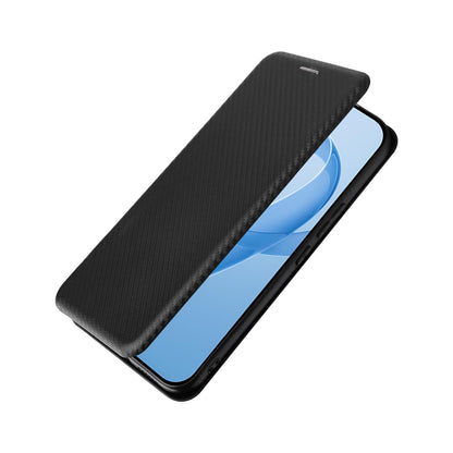 For Redmi K90 Pro Max 5G / Poco F8 Ultra Carbon Fiber Texture Flip Leather Phone Case(Black)