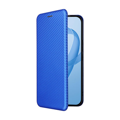For Redmi K90 Pro Max 5G / Poco F8 Ultra Carbon Fiber Texture Flip Leather Phone Case(Blue)