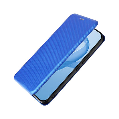 For Redmi K90 Pro Max 5G / Poco F8 Ultra Carbon Fiber Texture Flip Leather Phone Case(Blue)