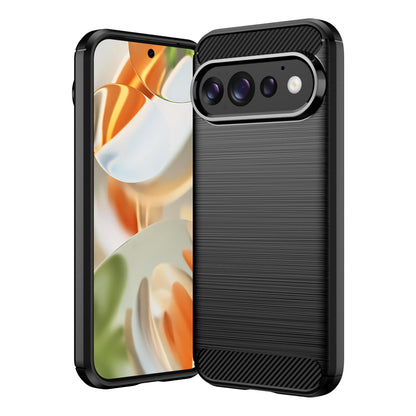 For Google Pixel 11 Carbon Fiber Brushed Texture TPU Phone Case - Black - EDA006821009A