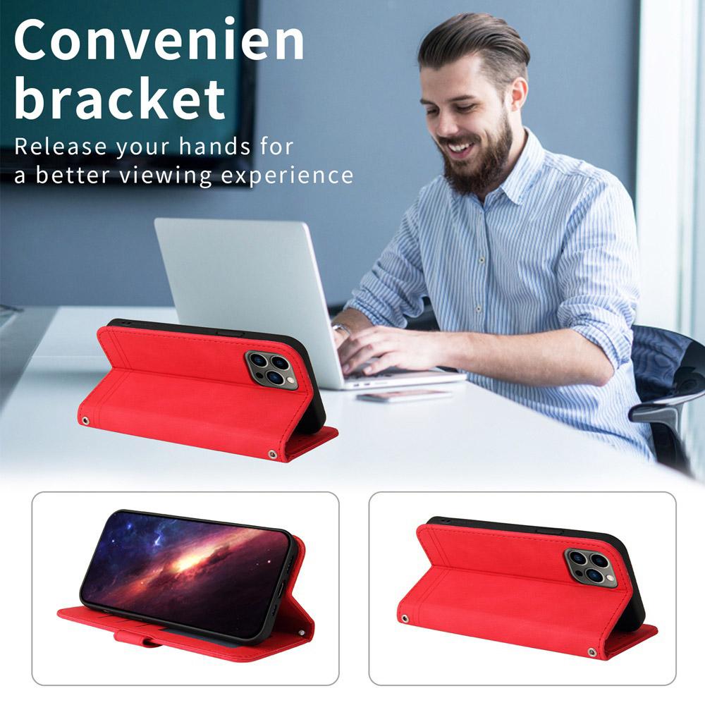 For Redmi K90 Pro Max / Xiaomi Poco F8 Ultra 5G Skin Feel Life Tree Metal Button Leather Phone Case(Red)