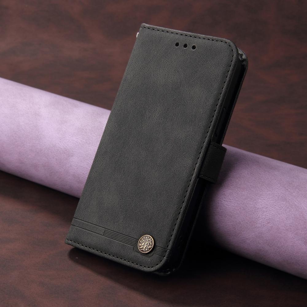 For Redmi Note 17 5G / 4G Global 171mm Skin Feel Life Tree Metal Button Leather Phone Case(Black)