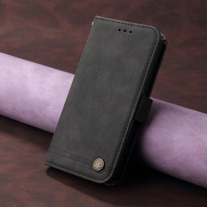 For Redmi Note 17 5G / 4G Global 171mm Skin Feel Life Tree Metal Button Leather Phone Case(Black)