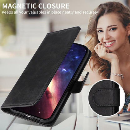 For Redmi K90 Pro Max / Xiaomi Poco F8 Ultra 5G Classic Calf Texture Flip Leather Phone Case(Black)