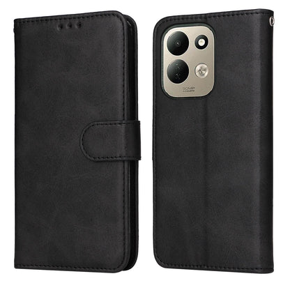 For Redmi 17 5G / 4G Global 170mm Classic Calf Texture Flip Leather Phone Case(Black)