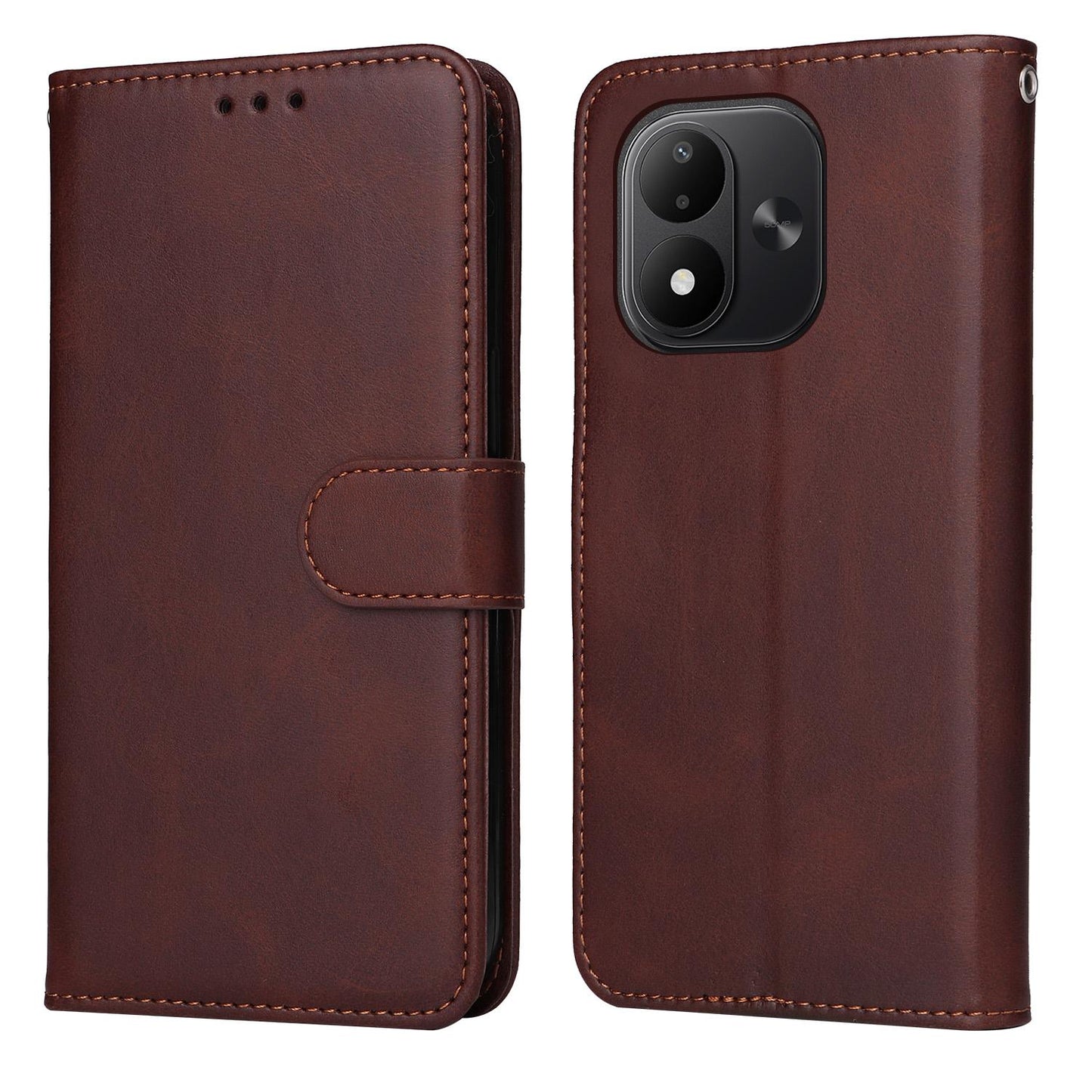 For Redmi Note 17 5G / 4G Global 171mm Classic Calf Texture Flip Leather Phone Case(Brown)