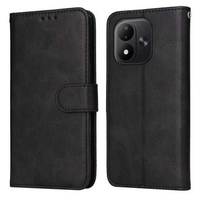 For Redmi Note 17 5G / 4G Global 171mm Classic Calf Texture Flip Leather Phone Case(Black)