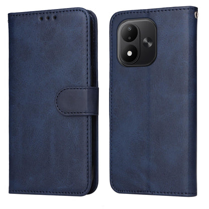 For Redmi Note 17 5G / 4G Global 171mm Classic Calf Texture Flip Leather Phone Case(Blue)