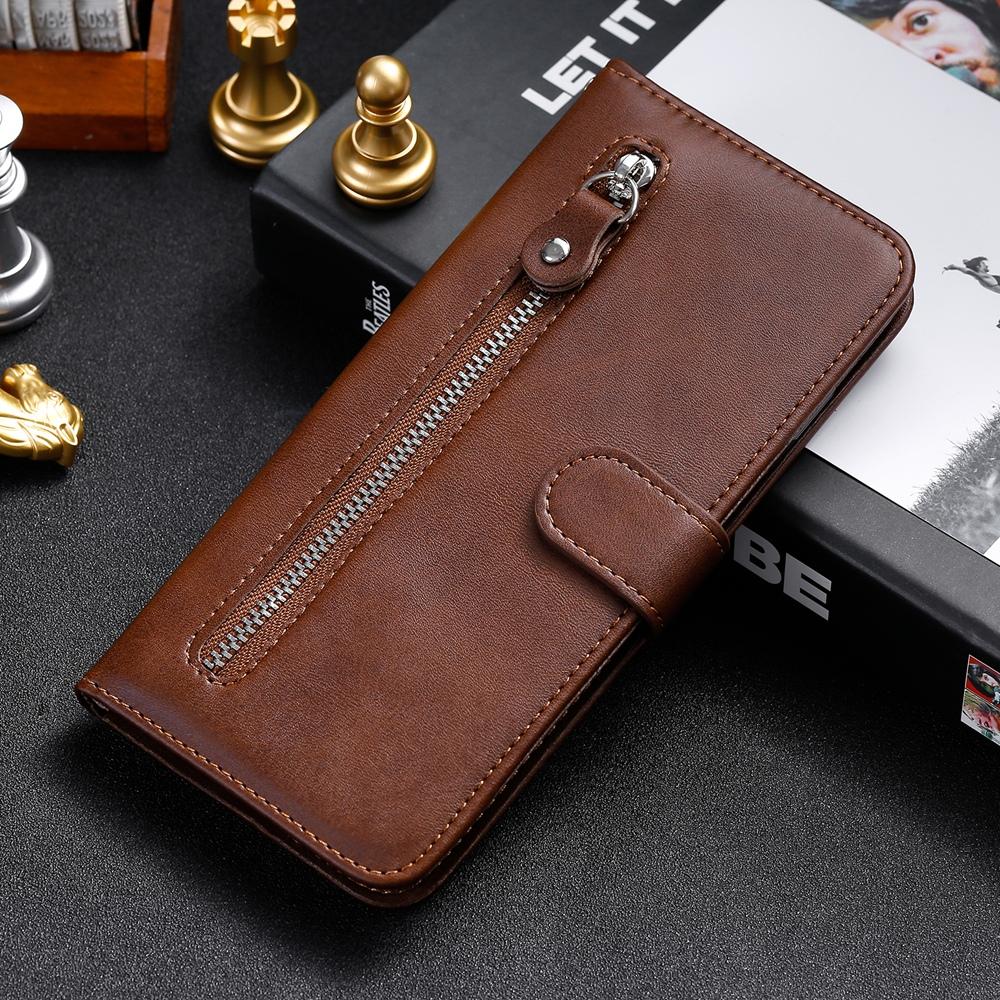 For Redmi 17 5G / 4G Global 170mm Fashion Calf Texture Zipper Leather Phone Case(Brown)