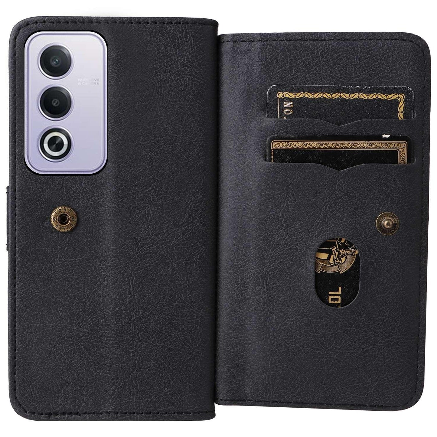 For Redmi Note 17 Pro+ 5G Global 163mm Multi-Function Wallet 10 Card Slots Leather Phone Case(Black)
