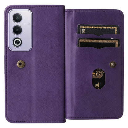 For Redmi Note 17 Pro+ 5G Global 163mm Multi-Function Wallet 10 Card Slots Leather Phone Case(Violet)