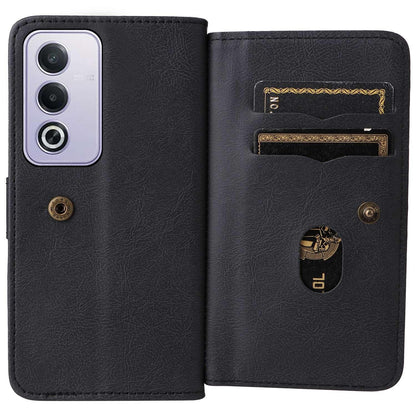 For Redmi Note 17 5G/4G Global 171mm Multi-Function Wallet 10 Card Slots Leather Phone Case(Black)