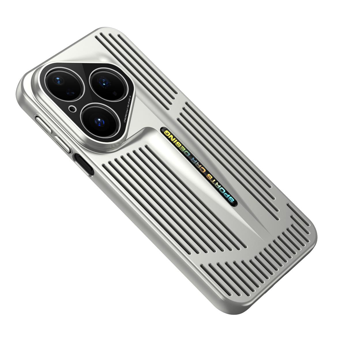 For Huawei Pura 80 Ultra 5G Blade Cooling PC Full Coverage Phone Case - Titanium Silver - EDA006842903B