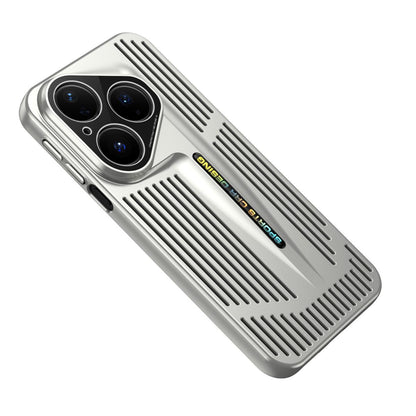For Huawei Pura 80 Ultra 5G Blade Cooling PC Full Coverage Phone Case - Titanium Silver - EDA006842903B