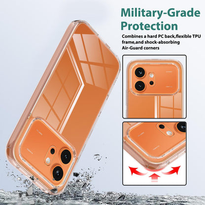 For Honor 600 / 600 Pro 5G Global Scratchproof Acrylic TPU Phone Case - Transparent - EDA006844918A