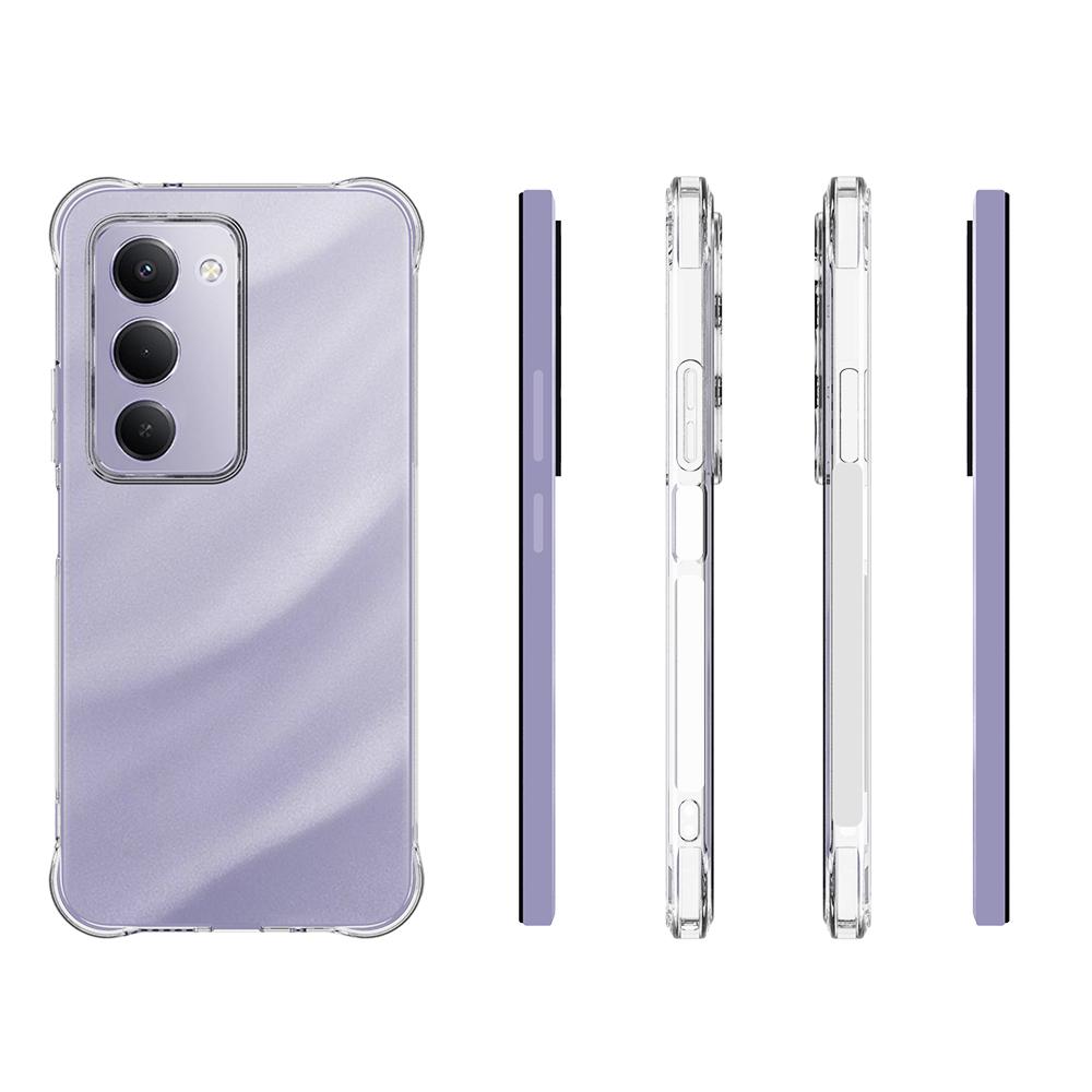 For Redmi 15 5G Global / 4G SEA 169.5mm Shockproof Non-slip Thickening TPU Phone Case - Transparent - EDA006859223A
