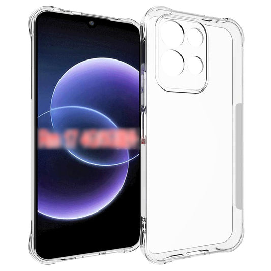 For Redmi 17 5G / 4G Global 170mm Shockproof Non-slip Thickening TPU Phone Case(Transparent)