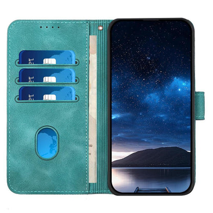 For Redmi K90 Pro Max / Poco F8 Ultra Grid Butterfly Embossed Pattern Leather Phone Case with Lanyard(Light Blue)