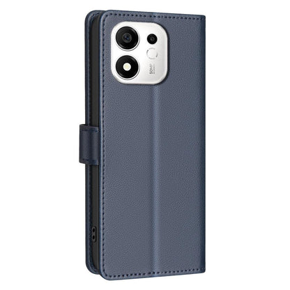 For Honor 600 Smart/X7e Plus 5G Litchi Texture RFID Anti-theft Leather Phone Case - Blue - EDA006872218E