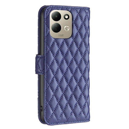 For Redmi 17 4G / 5G Global 170mm Diamond Lattice Wallet Flip Leather Phone Case(Blue)