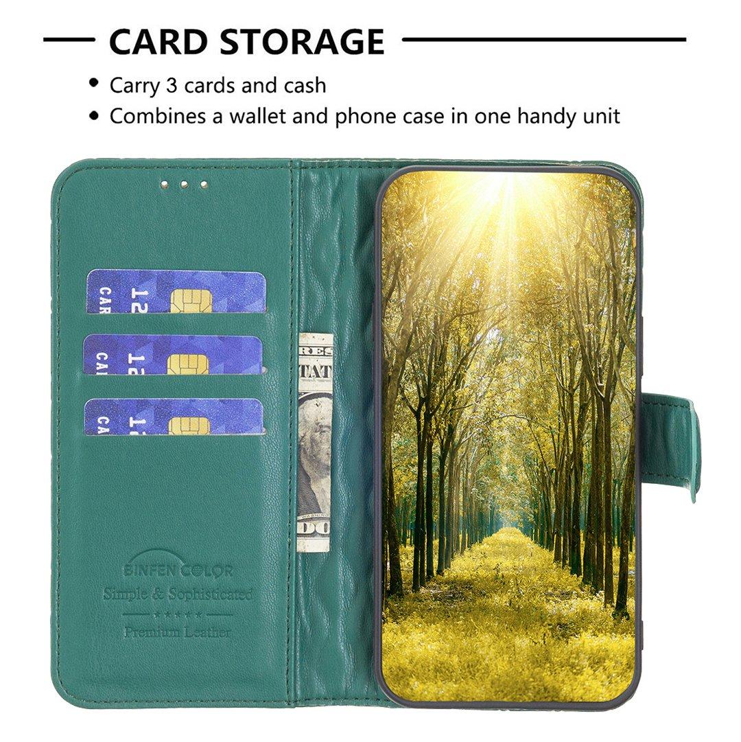 For Redmi 17 4G / 5G Global 170mm Diamond Lattice Wallet Flip Leather Phone Case(Green)