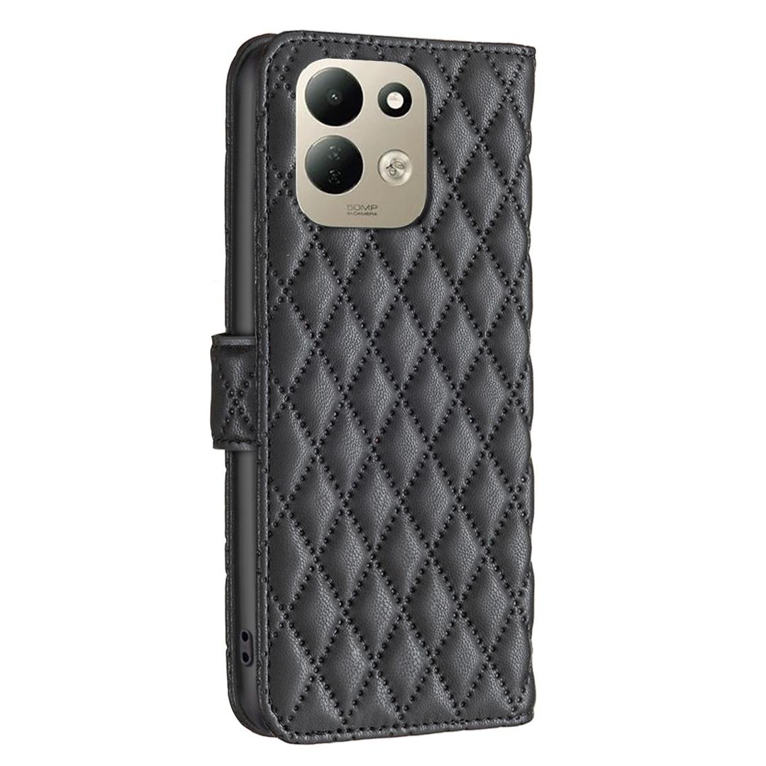 For Redmi 17 4G / 5G Global 170mm Diamond Lattice Wallet Flip Leather Phone Case(Black)