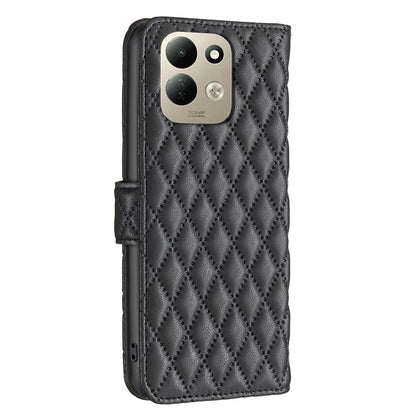 For Redmi 17 4G / 5G Global 170mm Diamond Lattice Wallet Flip Leather Phone Case(Black)