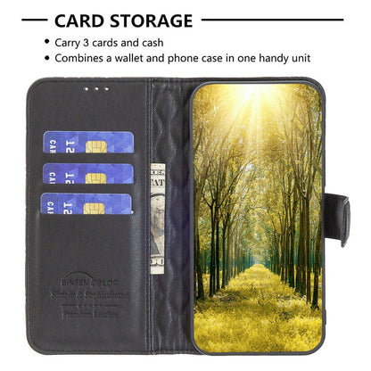 For Redmi 17 4G / 5G Global 170mm Diamond Lattice Wallet Flip Leather Phone Case(Black)