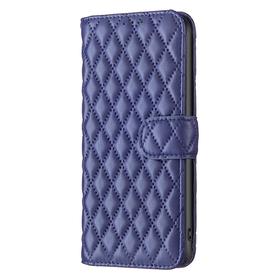 For Redmi Note 17 4G Global 171mm Diamond Lattice Wallet Flip Leather Phone Case(Blue)