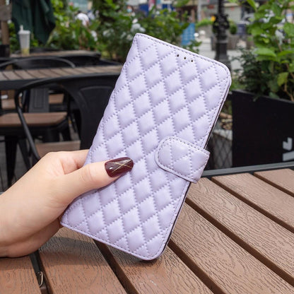 For Redmi Note 17 4G Global 171mm Diamond Lattice Wallet Flip Leather Phone Case(Purple)