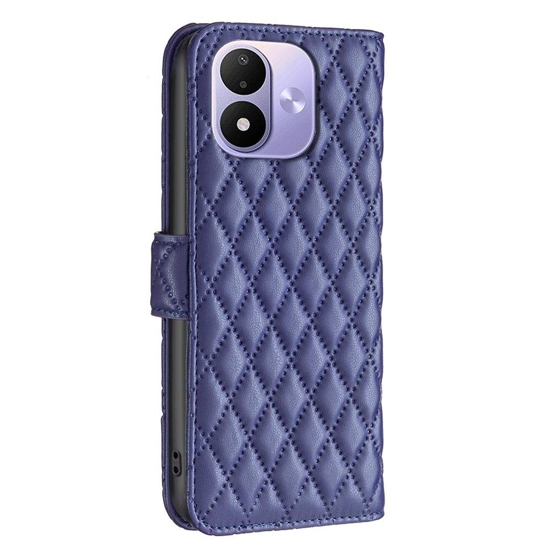 For Redmi Note 17 Pro 5G Global 163mm Diamond Lattice Wallet Flip Leather Phone Case(Blue)