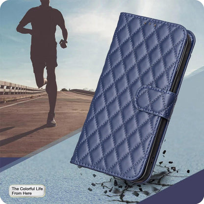 For Redmi Note 17 Pro 5G Global 163mm Diamond Lattice Wallet Flip Leather Phone Case(Blue)