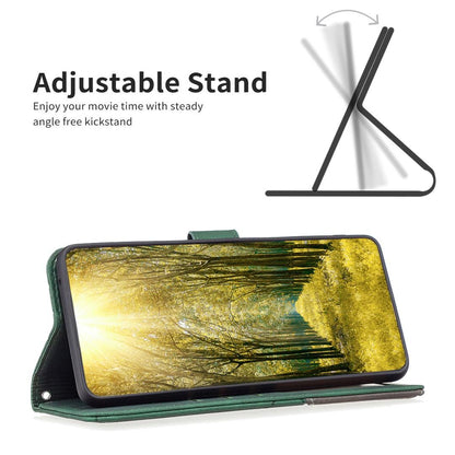 For Redmi Note 17 Pro 5G Global 163mm Magnetic Buckle Rhombus Texture Leather Phone Case(Green)