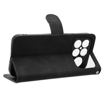 For Redmi K90 Pro Max / Poco F8 Ultra Skin Feel Magnetic Flip Leather Phone Case(Black)