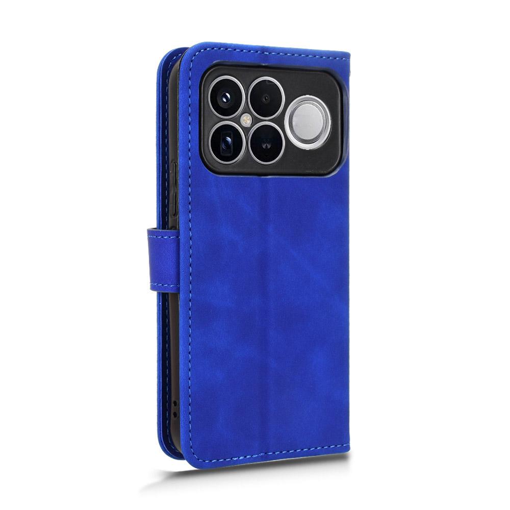 For Redmi K90 Pro Max / Poco F8 Ultra Skin Feel Magnetic Flip Leather Phone Case(Blue)