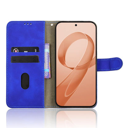For Redmi K90 Pro Max / Poco F8 Ultra Skin Feel Magnetic Flip Leather Phone Case(Blue)