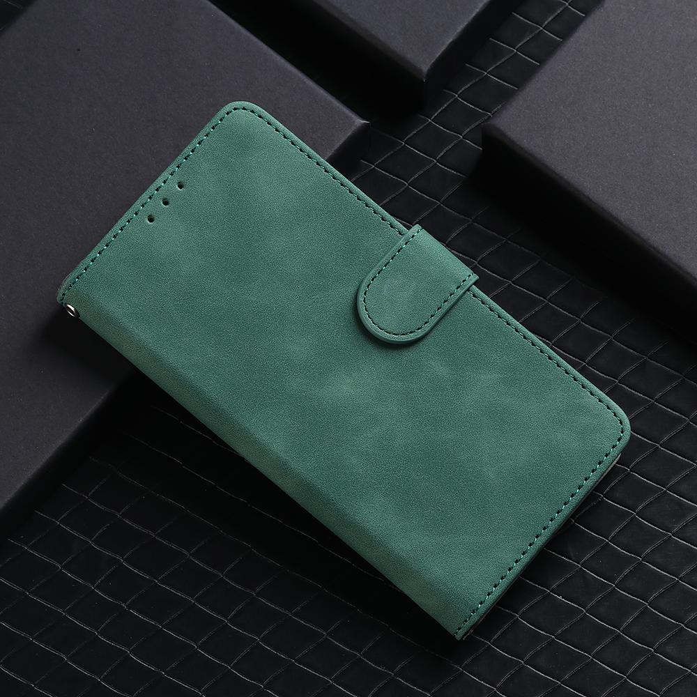 For Redmi K90 Pro Max / Poco F8 Ultra Skin Feel Magnetic Flip Leather Phone Case(Green)
