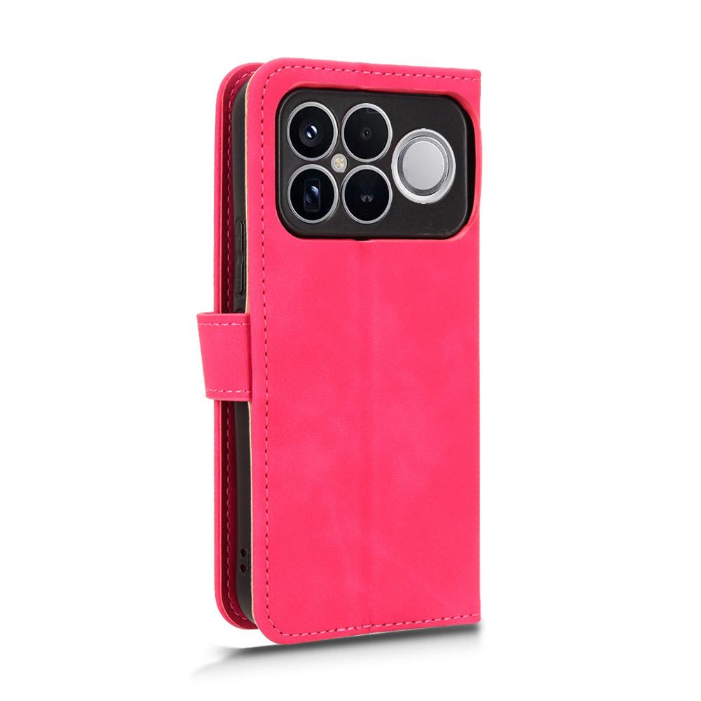 For Redmi K90 Pro Max / Poco F8 Ultra Skin Feel Magnetic Flip Leather Phone Case(Rose Red)