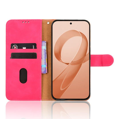 For Redmi K90 Pro Max / Poco F8 Ultra Skin Feel Magnetic Flip Leather Phone Case(Rose Red)