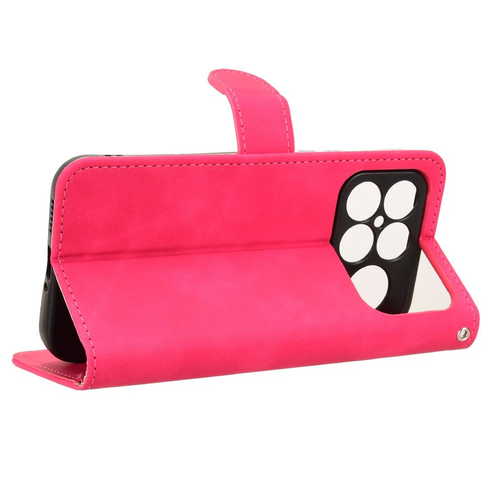 For Redmi K90 Pro Max / Poco F8 Ultra Skin Feel Magnetic Flip Leather Phone Case(Rose Red)
