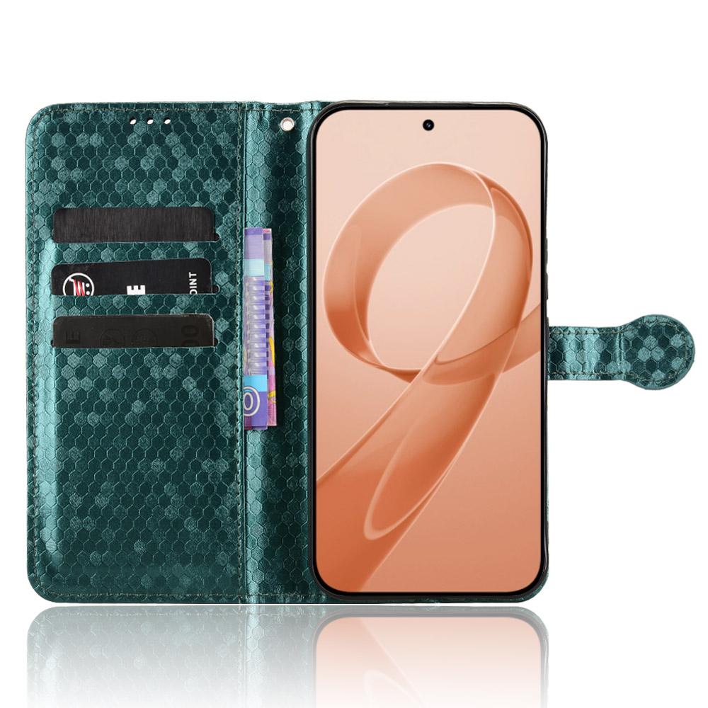 For Redmi K90 Pro Max 5G / Poco F8 Ultra Honeycomb Dot Texture Leather Phone Case(Green)