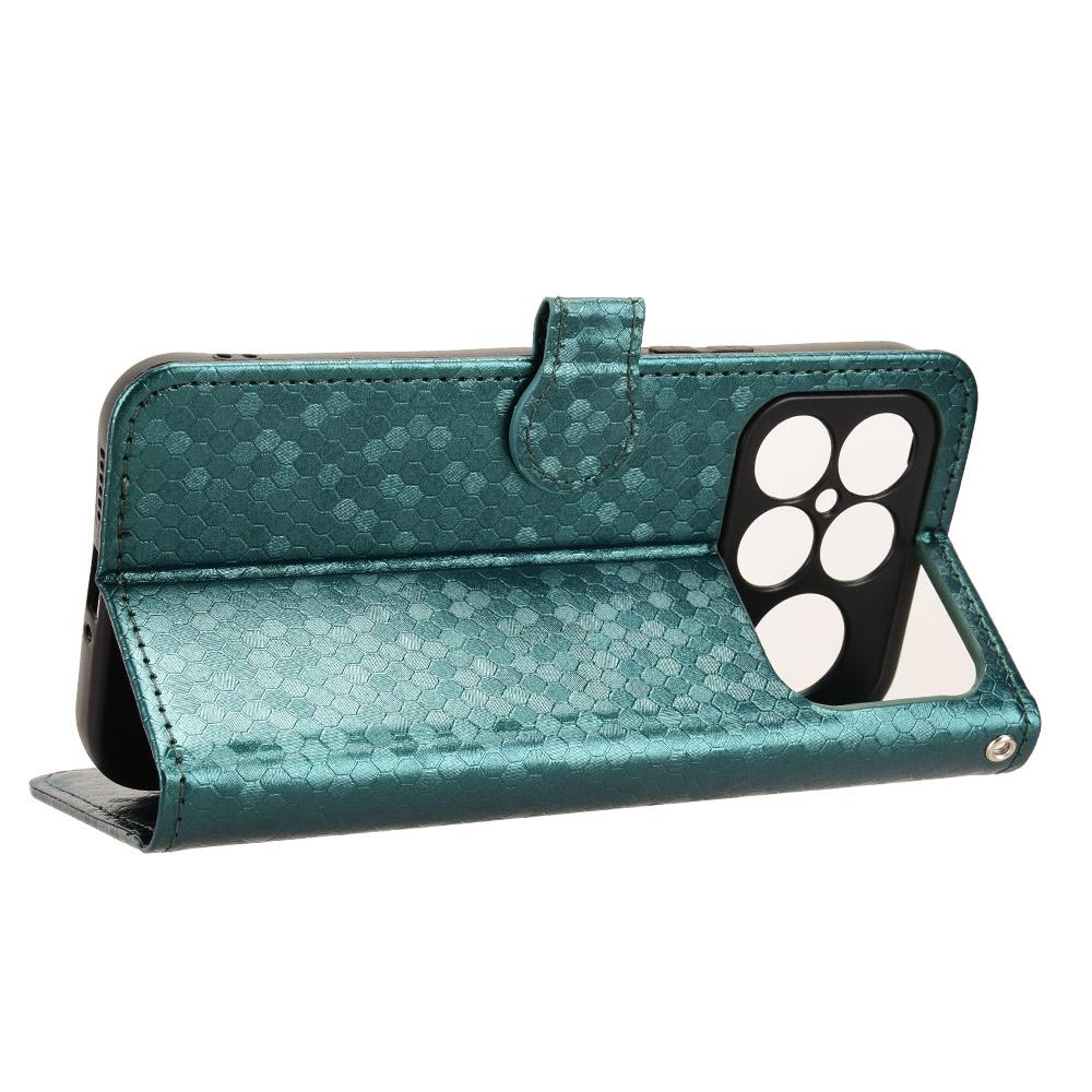 For Redmi K90 Pro Max 5G / Poco F8 Ultra Honeycomb Dot Texture Leather Phone Case(Green)